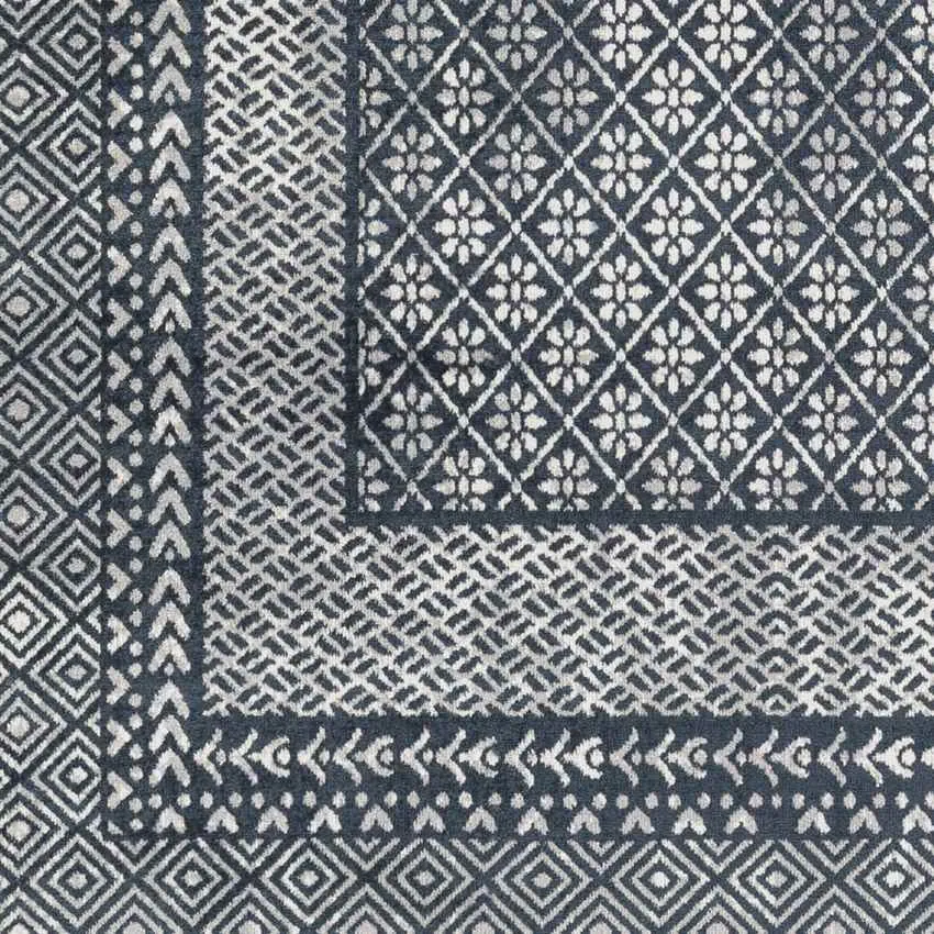 Schererville Traditional Ink Washable Area Rug