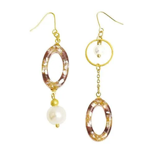 Seashell Flakes UV Resin Earrings Kit (from Japan)
