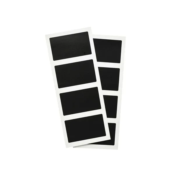 Self Adhesive Rectangular Chalkboard Set 8pcs