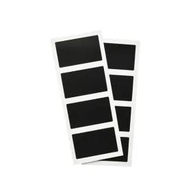 Self Adhesive Rectangular Chalkboard Set 8pcs