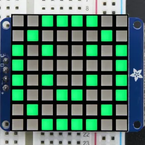 Small 1.2" 8x8 Bright Square LED Matrix   Backpack
