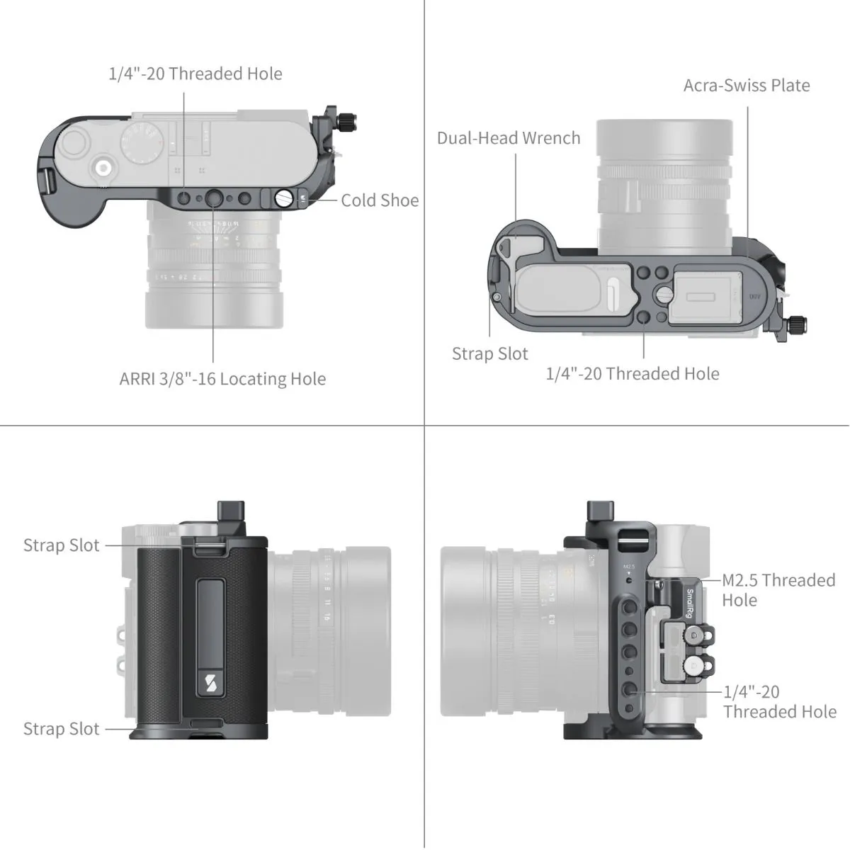 SmallRig Cage Kit for Leica Q3 4567