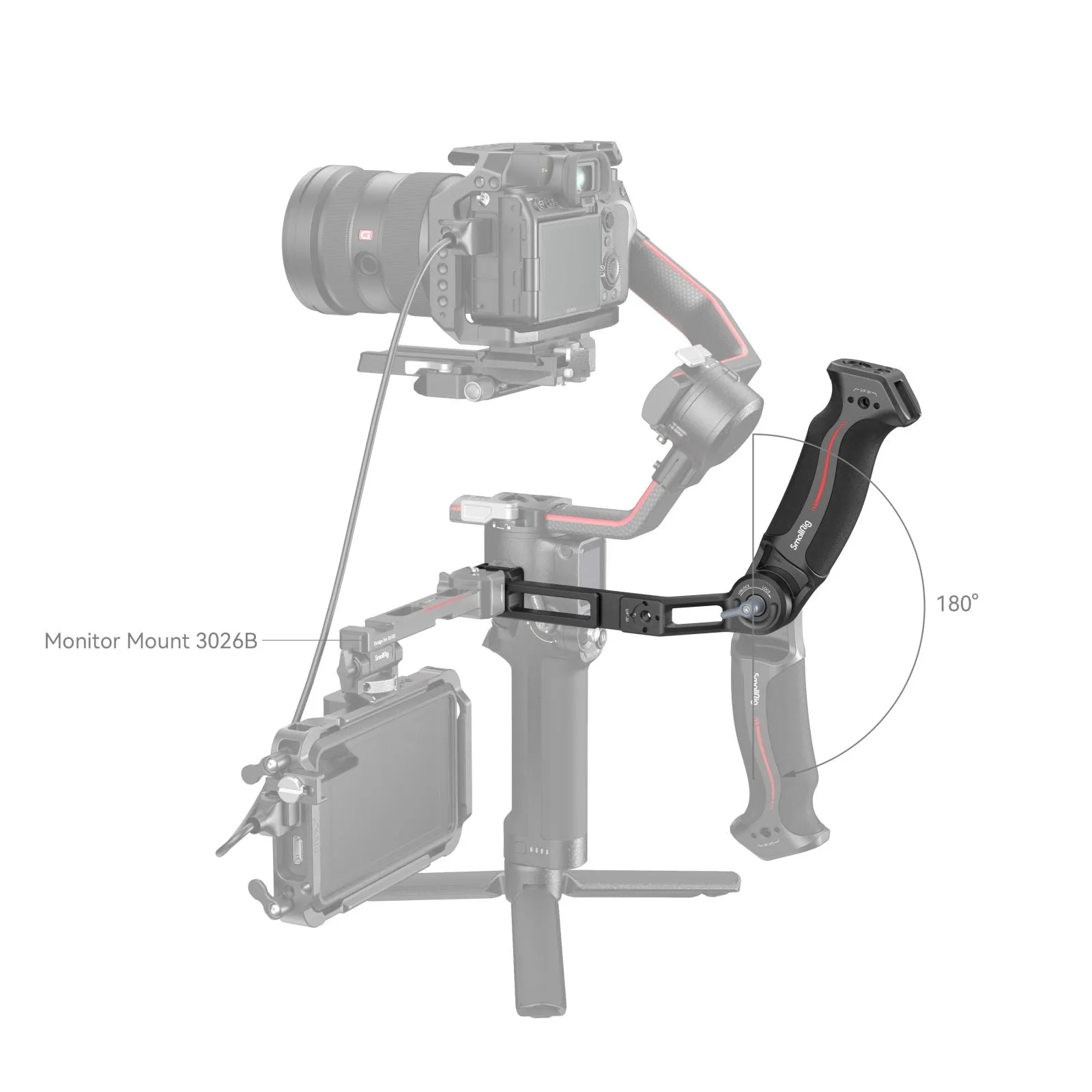 SmallRig Sling Handgrip for DJI RS 2 / RSC 2 / RS 3 / RS 3 Pro/RS 3 mini /RS 4/RS 4Pro 3028C
