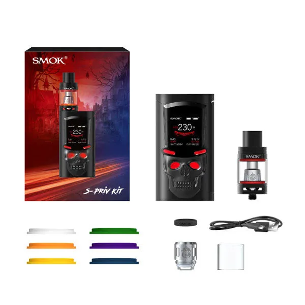 SMOK S-Priv 230W TC Mod with TFV8 Big Baby Light Edition Kit