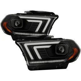 Spyder Dodge Durango 11-13 SEQ Bar Headlights Black