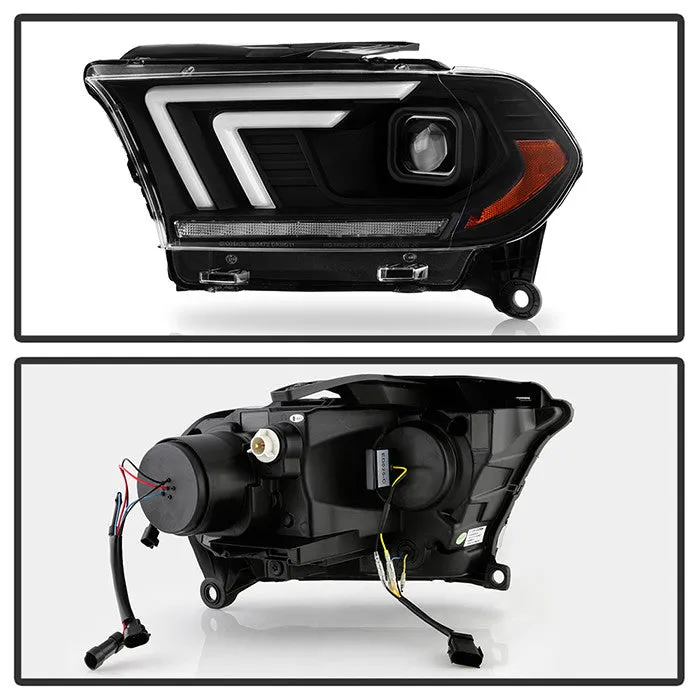 Spyder Dodge Durango 11-13 SEQ Bar Headlights Black