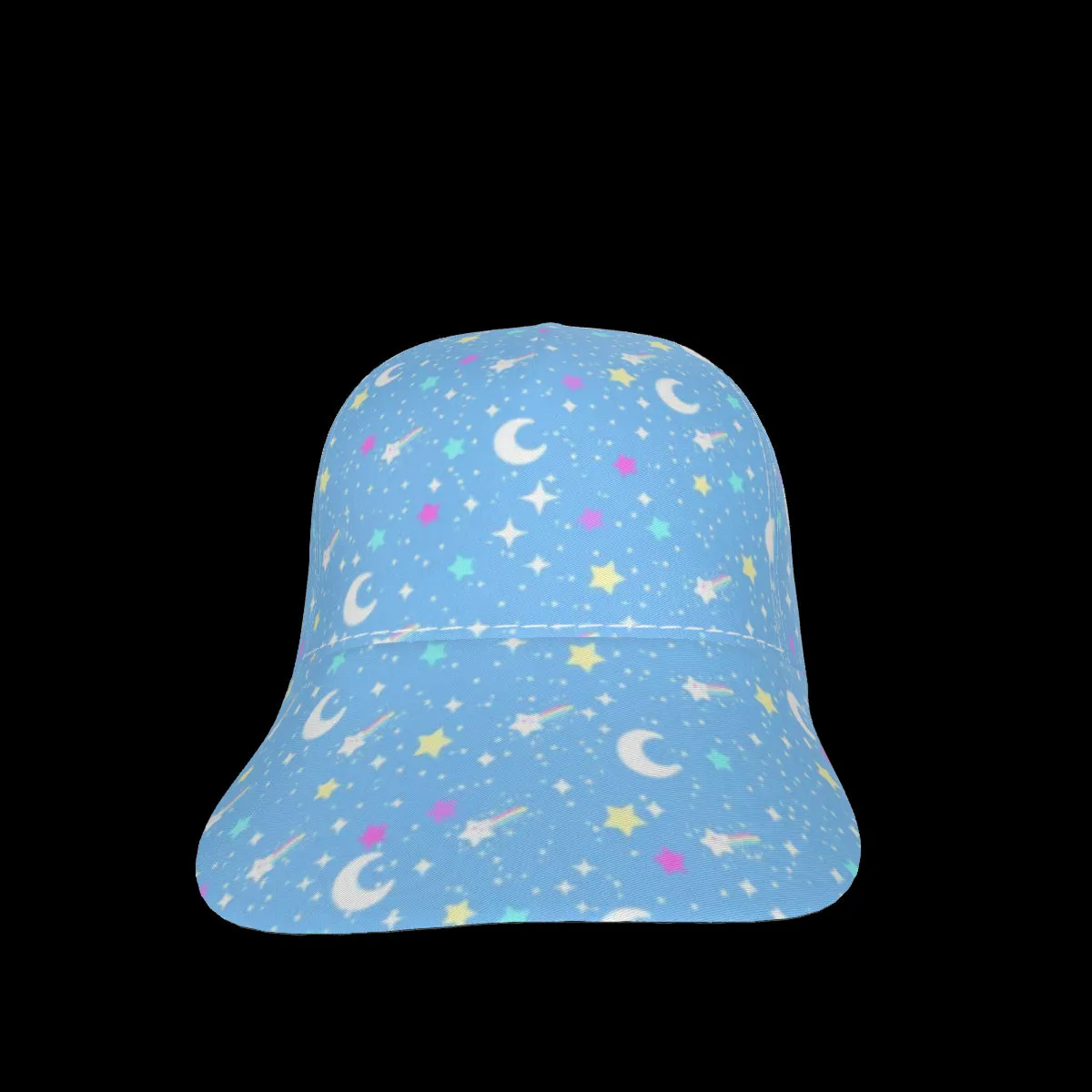 Starry Glitter Blue Peaked Cap