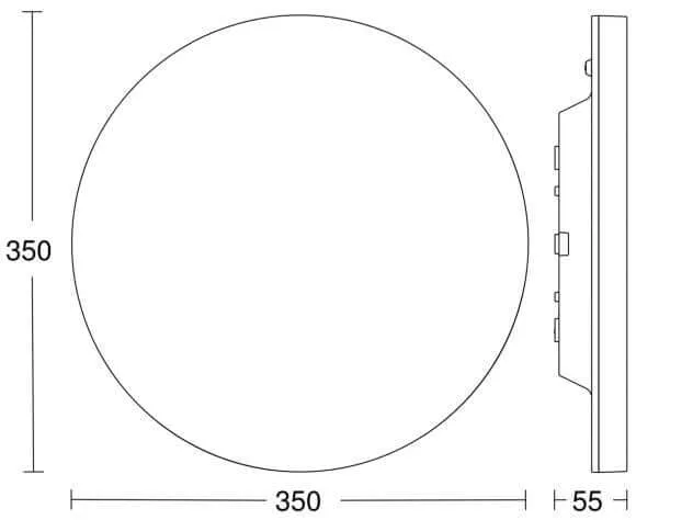 Steinel RS PRO 20 Basic SC – Smart Indoor Bluetooth Sensor Light, Energy-Efficient LED Ceiling Fixture