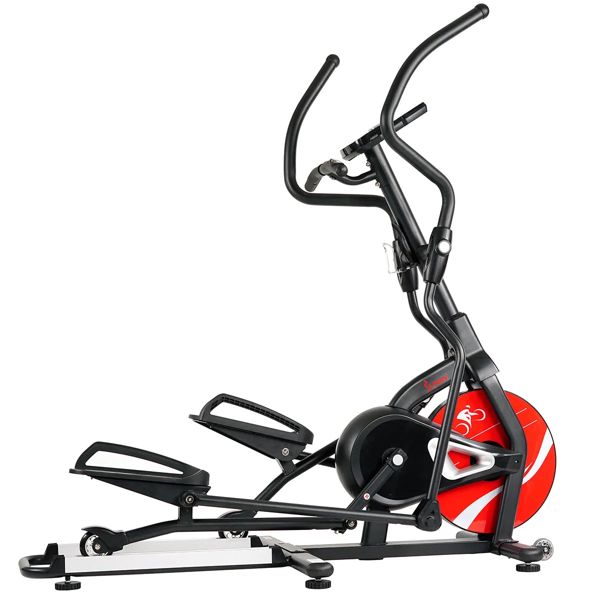Sunny Strength™ Stride Elliptical Machine Magnetic Fitness w/ Device Holder, LCD Monitor and Heart Rate Monitoring