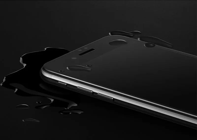 Suntaiho 5D Cold Carving Full Cover Tempered Glass for iPhone 8 7 Plus 6 XS Max