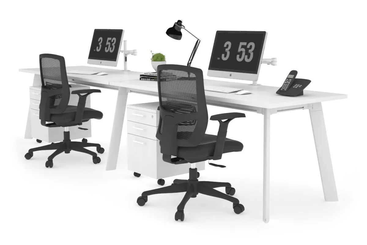 Switch - 2 Person Office Workstation Run [1400L x 700W]