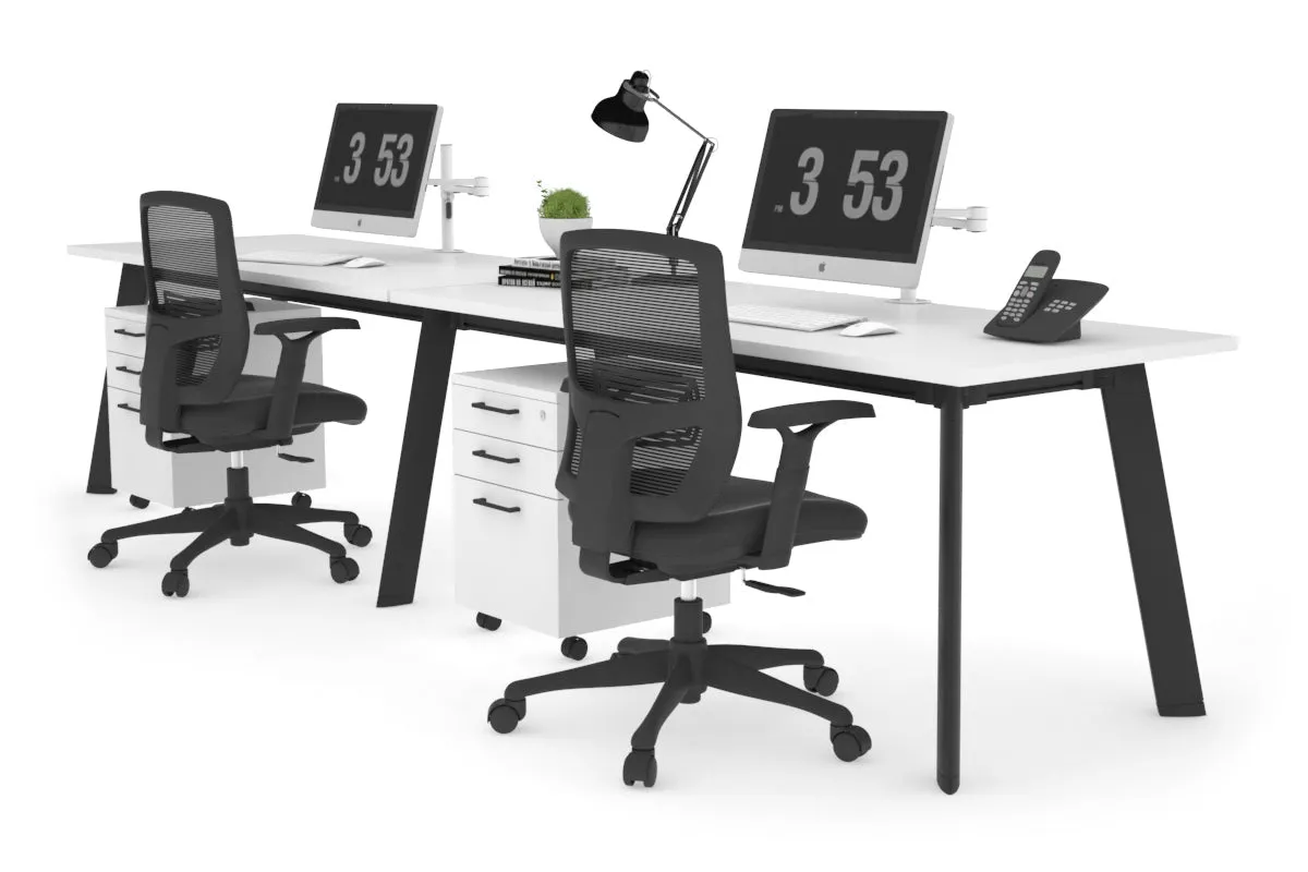 Switch - 2 Person Office Workstation Run [1400L x 700W]
