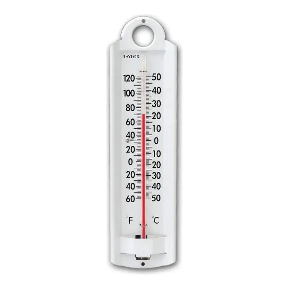 Taylor 5135N 8.875" Utility Wall Thermometer, -60 to 120 F