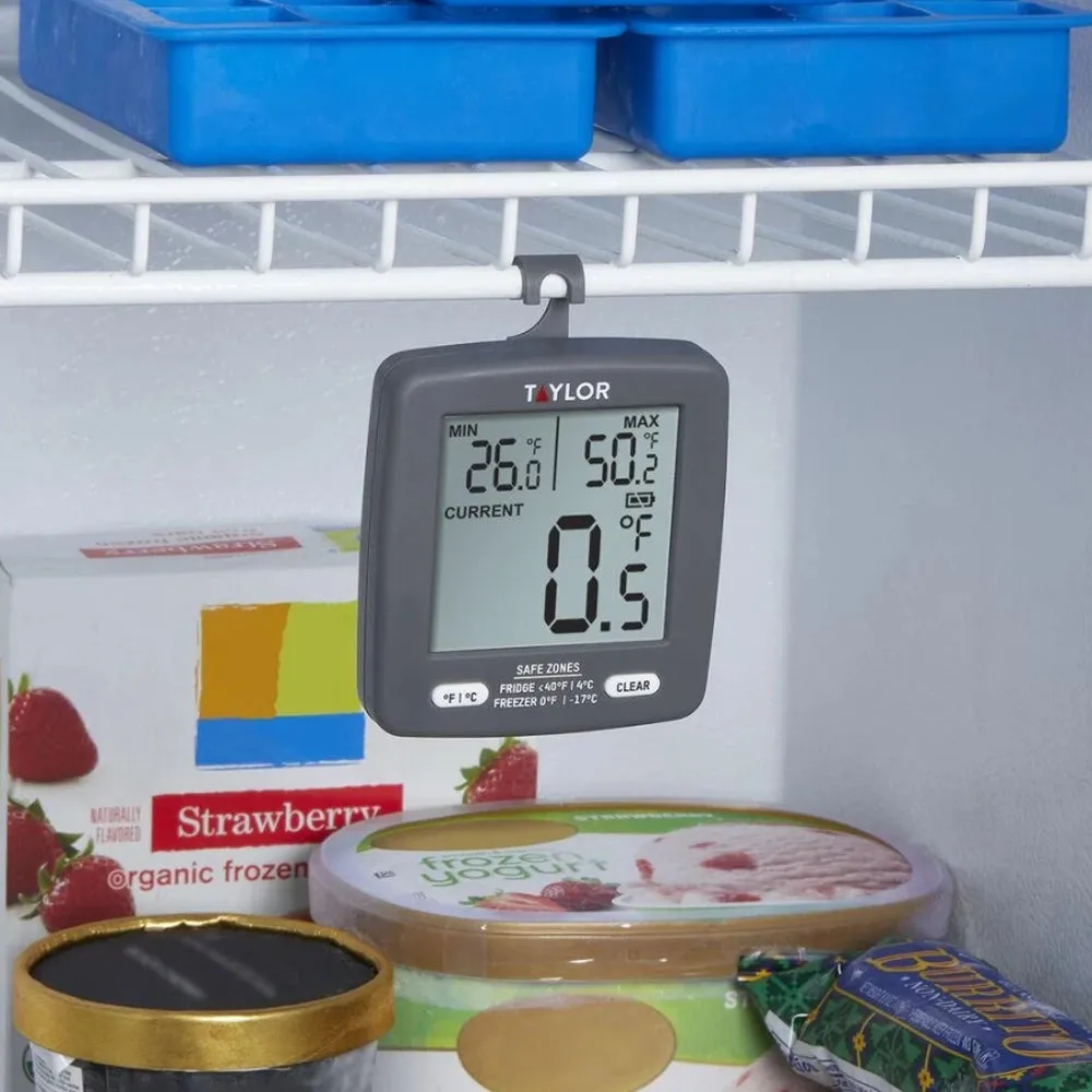 Taylor 5262798 Digital Refrigerator / Freezer Thermometer, -4 to 140 F