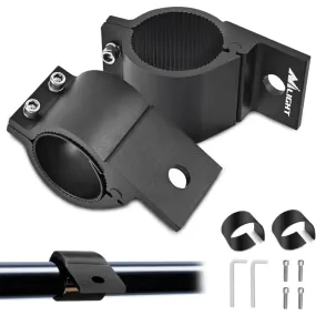 Tube Clamp Mount Bracket Kits Fit 2.87in-3.2in Round Bull Bar (Pair)