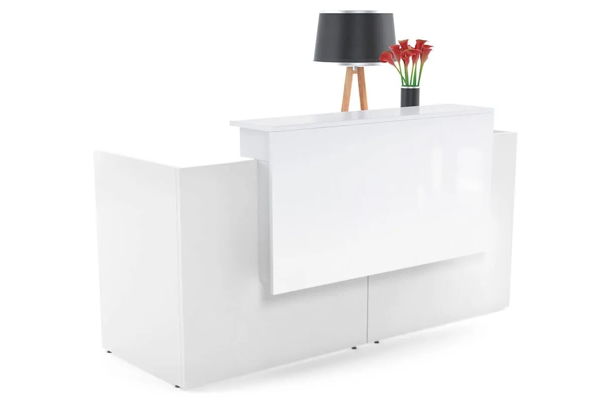 Uniform Reception Counter - White Desk