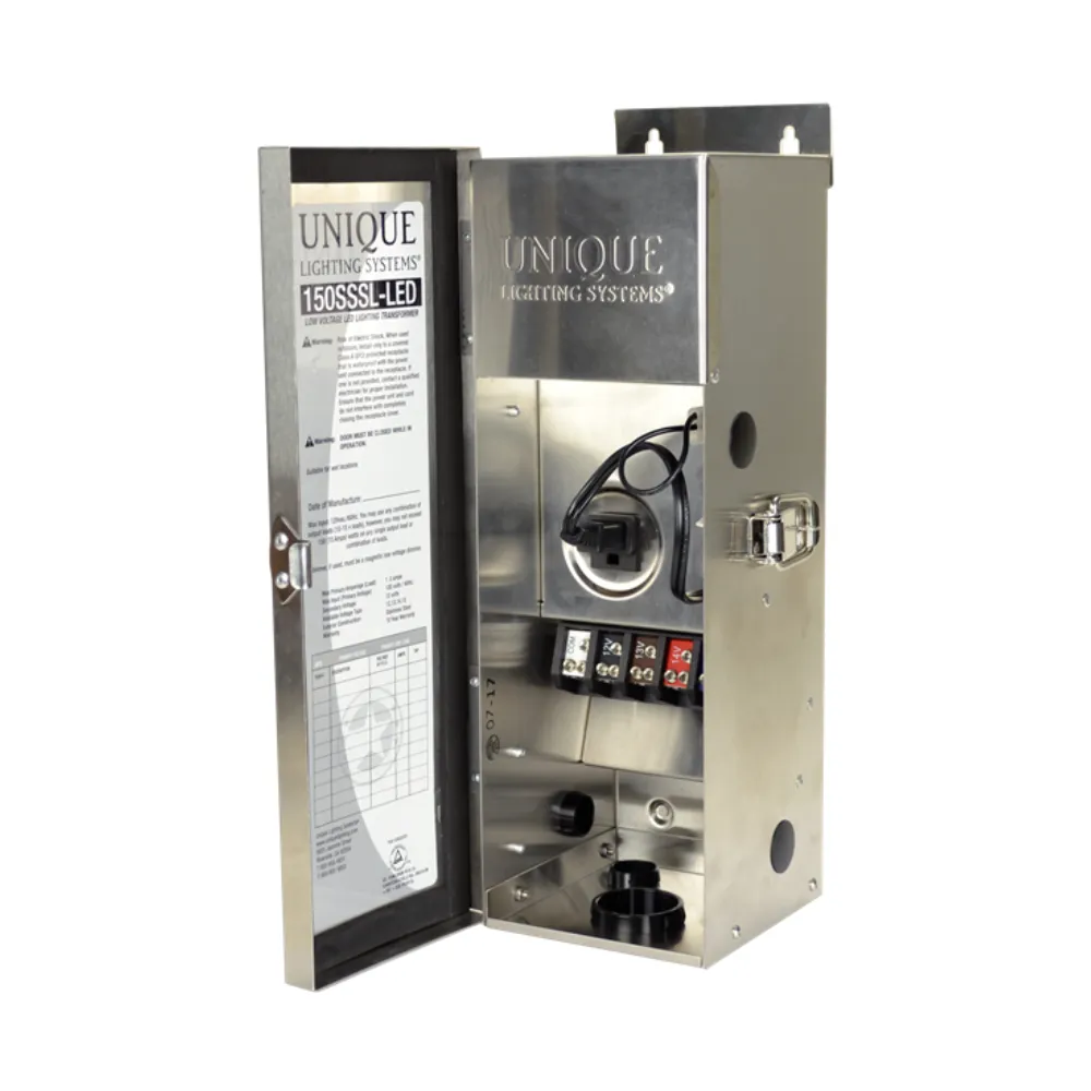 Unique - 300SSSL-LED - 300W Stainless Steel Transformer 12V-15V Output