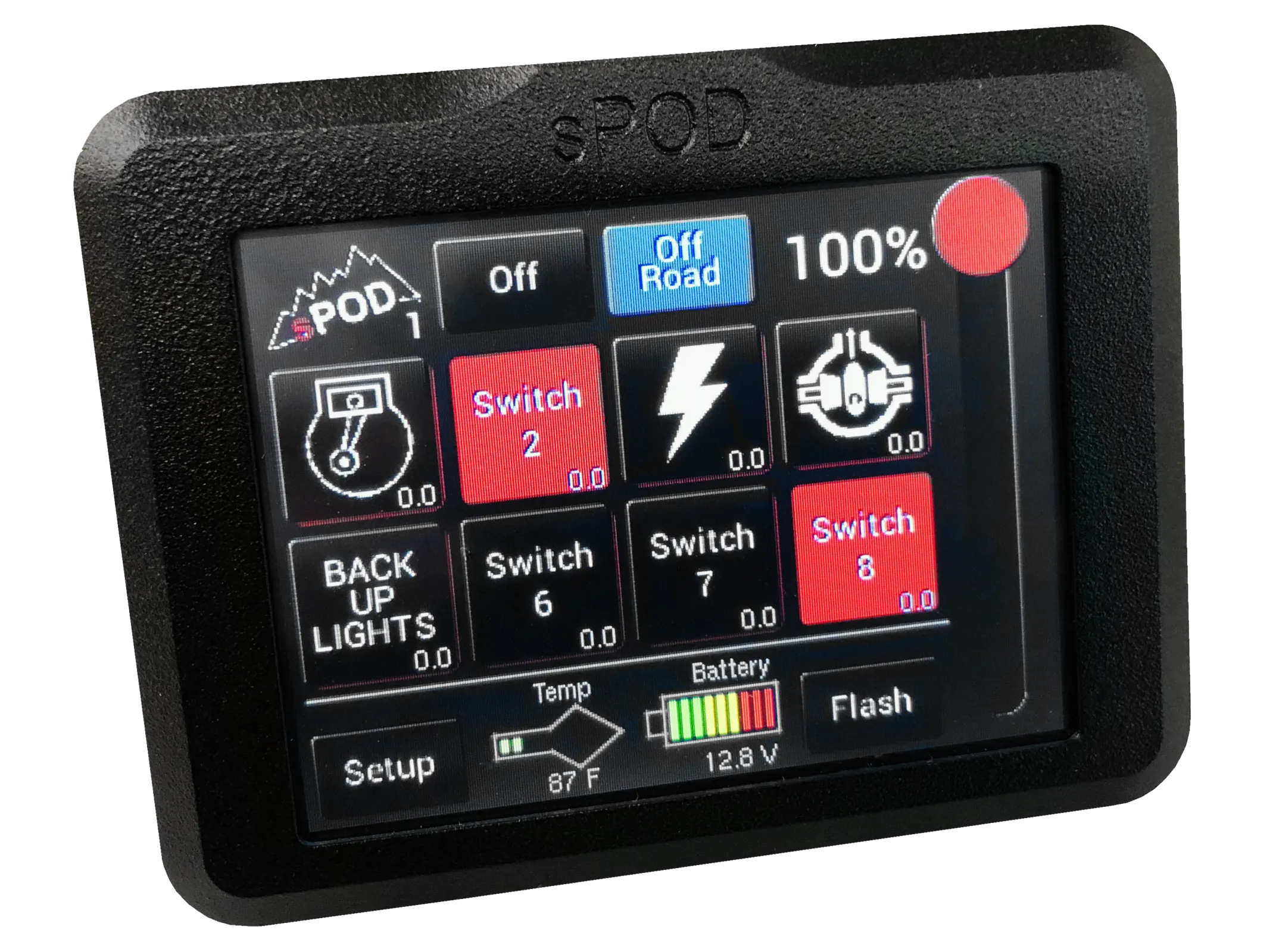 Universal 8-Circuit Source SE w/ Touchscreen sPOD