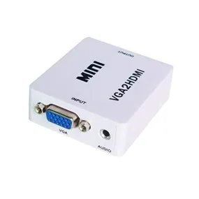 VGA to HDMI HD 1080P Video Converter Adapter with 3.5mm Audio Port Media Streaming Device
