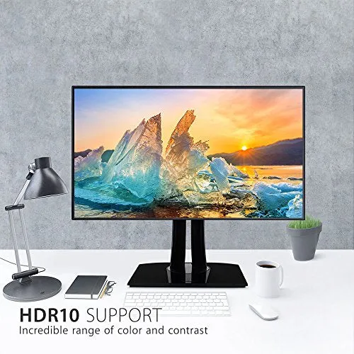 ViewSonic VP3268-4K PRO 32" 4K Monitor with 100% sRGB Rec 709 HDR10 14-bit 3D LUT Color Calibration for Photography and Graphic Design