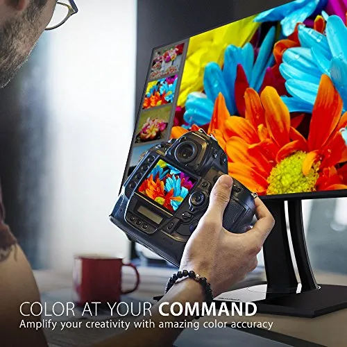 ViewSonic VP3268-4K PRO 32" 4K Monitor with 100% sRGB Rec 709 HDR10 14-bit 3D LUT Color Calibration for Photography and Graphic Design
