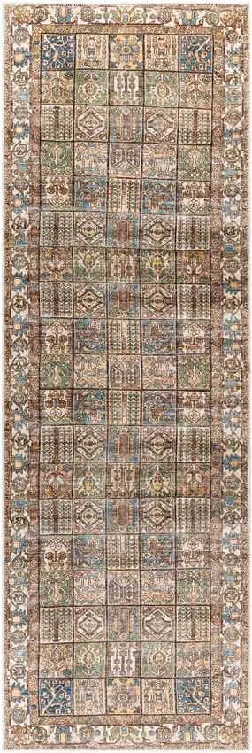 West Dundee Traditional Mocha Washable Area Rug