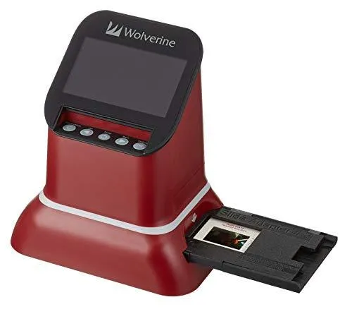 Wolverine F2D Saturn 120 Medium Format 35mm & 127 Film to Digital Converter, Red