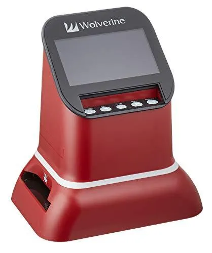 Wolverine F2D Saturn 120 Medium Format 35mm & 127 Film to Digital Converter, Red