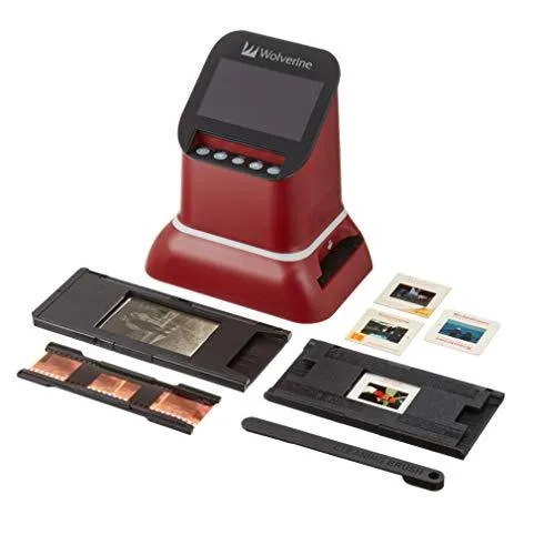 Wolverine F2D Saturn 120 Medium Format 35mm & 127 Film to Digital Converter, Red