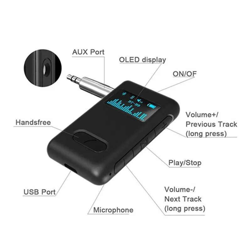 Xcessories 3.5mm AUX Wireless Bluetooth Music Receiver