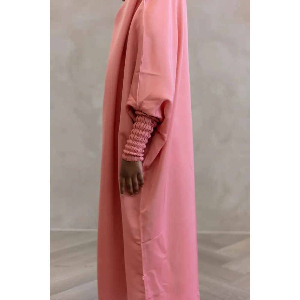 Zaynab Girls Jilbaab Kids Coral Pink